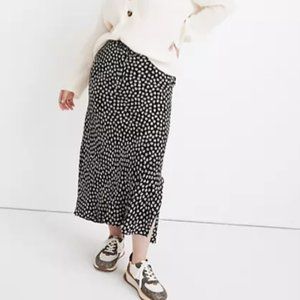 Madewell Drawstring Midi Slip Skirt
